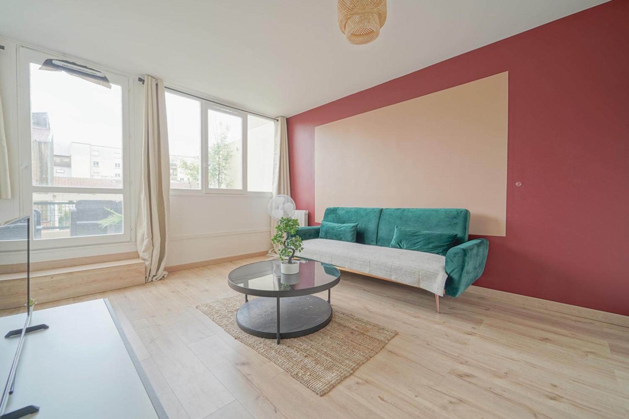 Апартаменты Complete 1Br With Balcony Only 5 Min. On Foot To Metro By Doorman Сент-Уан Экстерьер фото